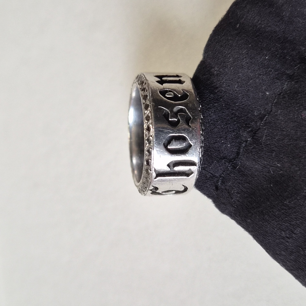 KING BABY CHOSEN RING .925 USA. Black Diamonds. Womans Sz 8